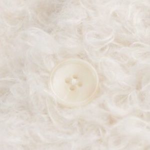 PINKO TEXTURED COCOON WHITE DRESS FAUX SHEEPSKIN FABRIC COAT JACKET NEW 4